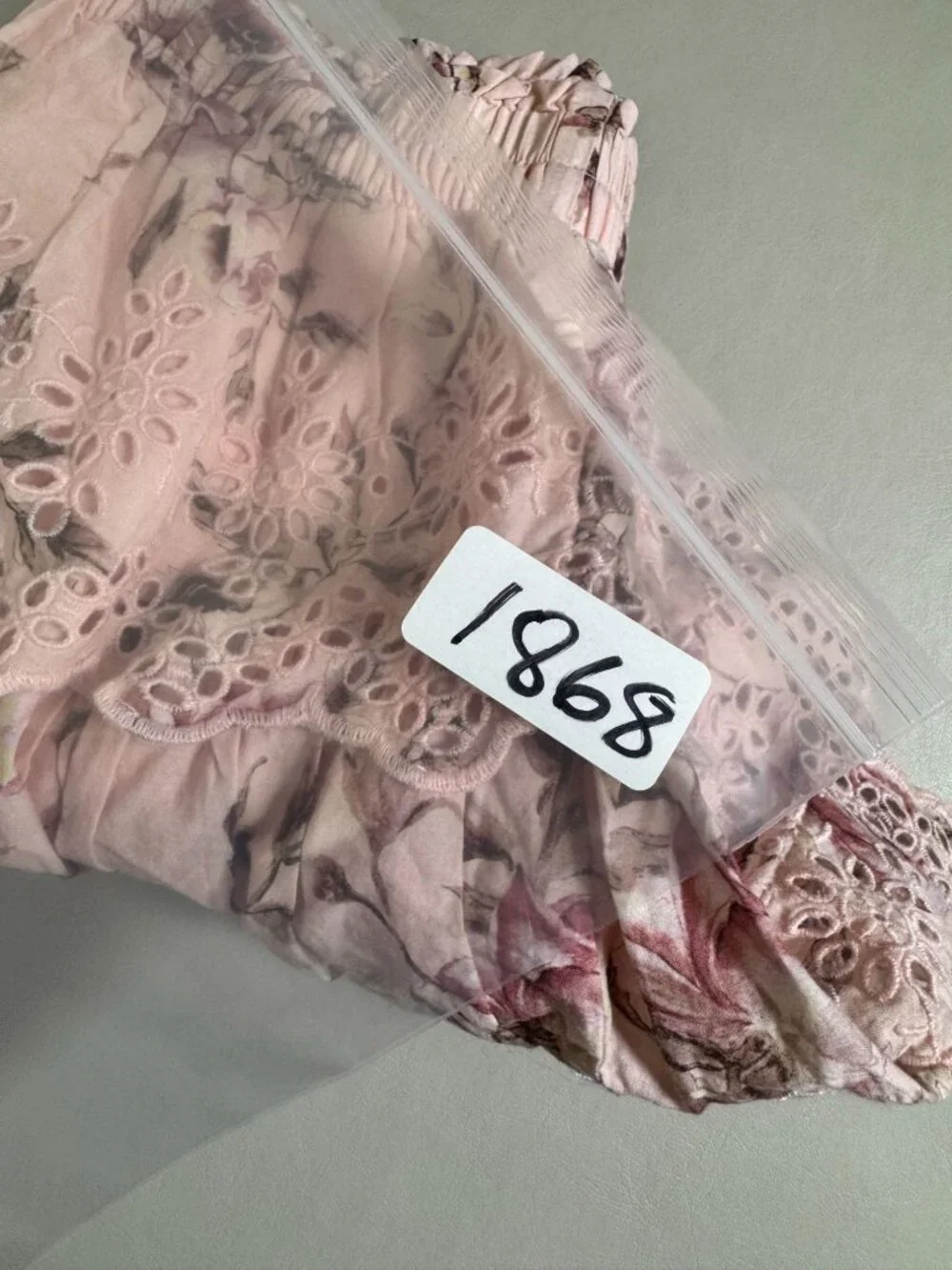 NEW Gap x LoveShackFancy‎ Floral Pink Eyelet Skirt Kids Size Large Pullon Floral